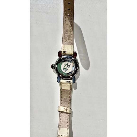 Genuine Michele Swiss mini CSX watch 12mm bone - Picture 4 of 8